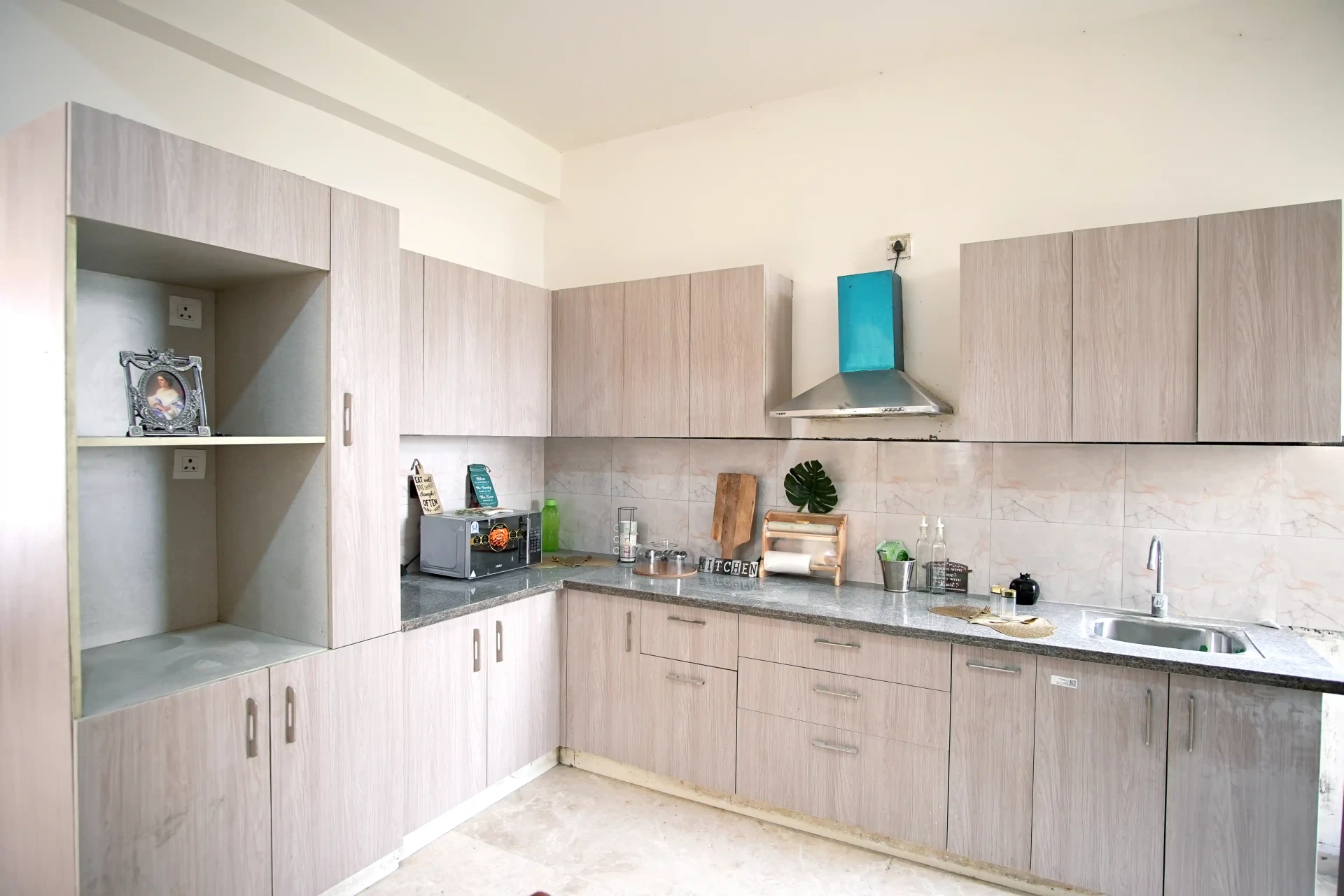 Kitchen after staging