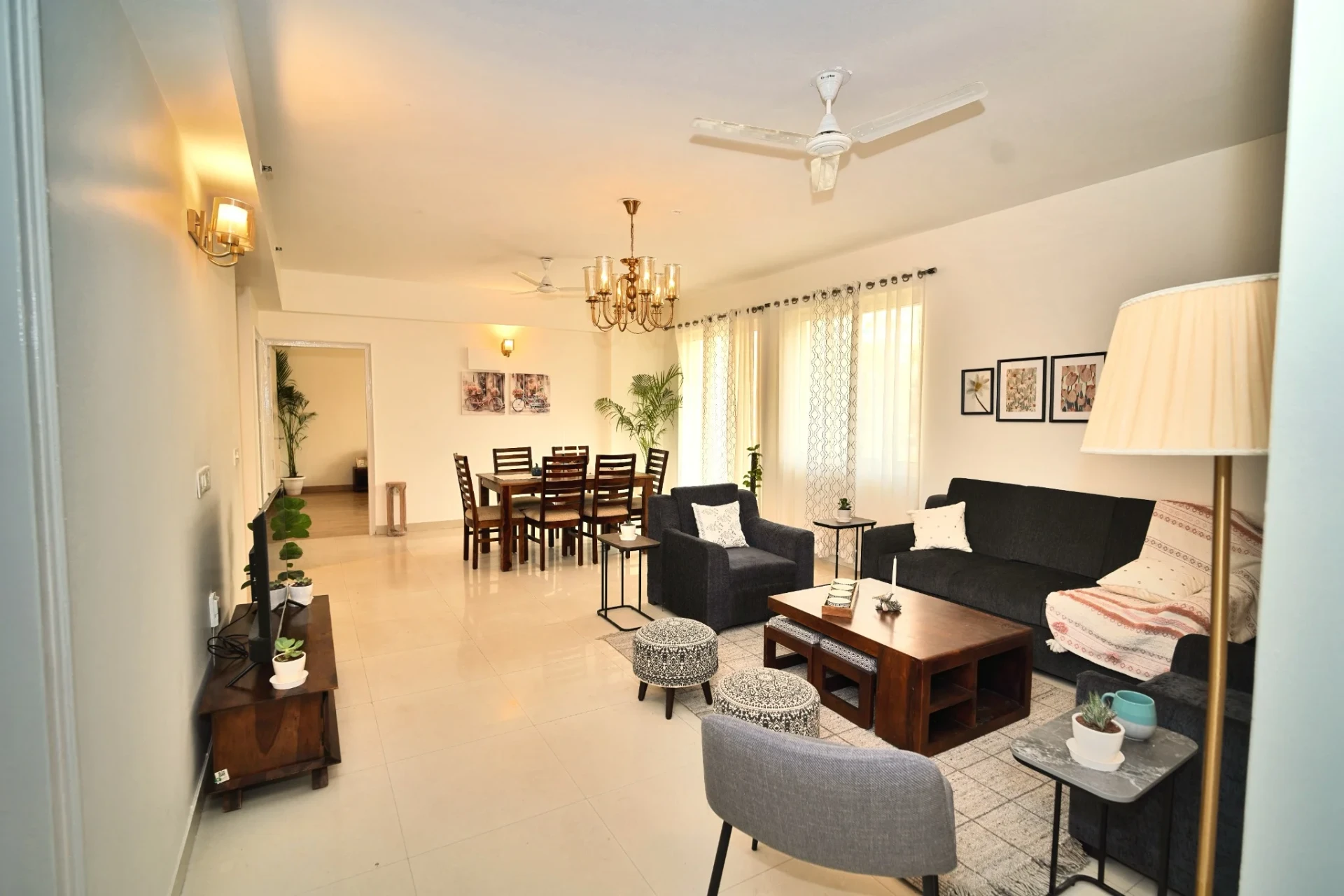 Dining Area after staging